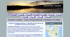 Desktop Screenshot of ferienhausschweden.com