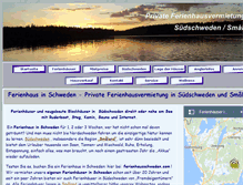 Tablet Screenshot of ferienhausschweden.com